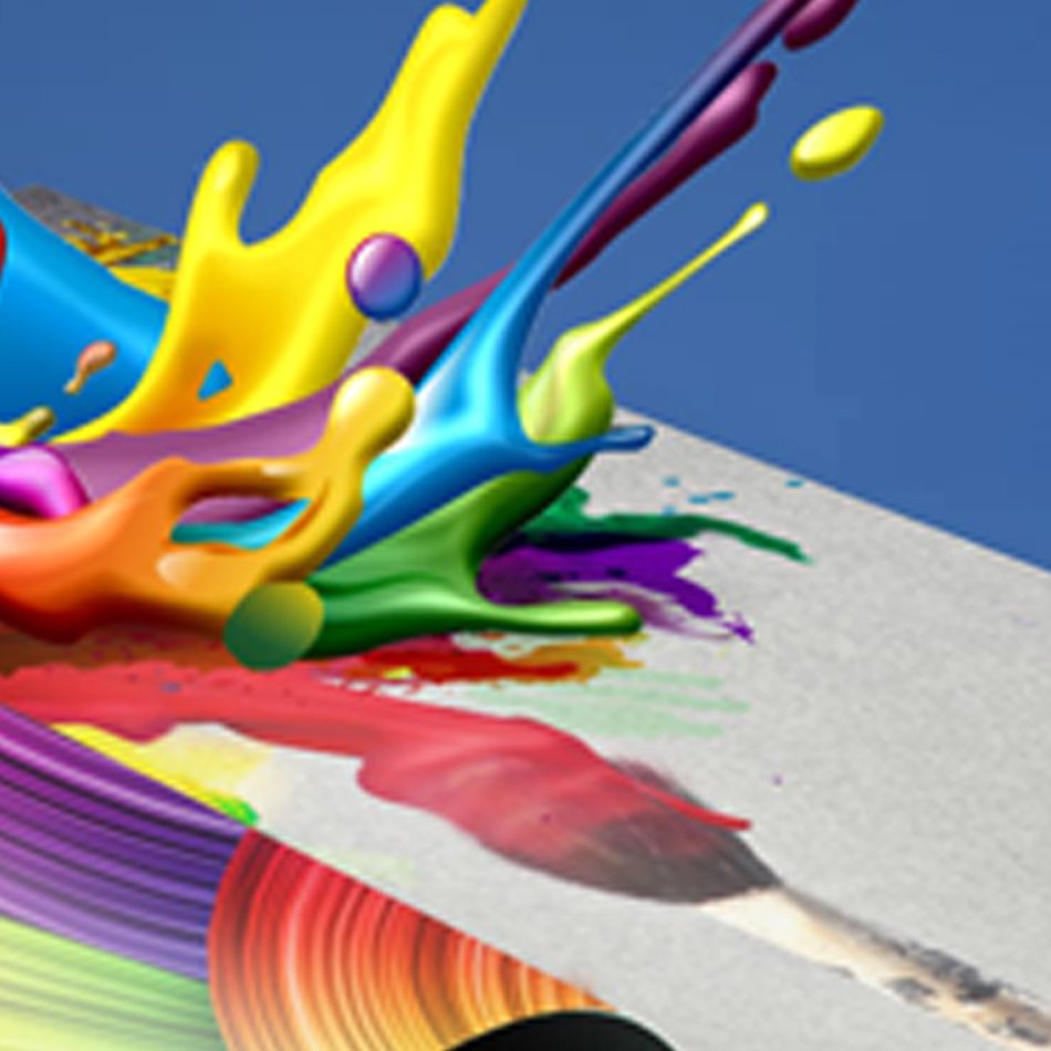 Gold ink printing process in book printing and other products printing process