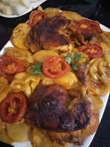 بطاطا فالفرن مجمرة تهبل