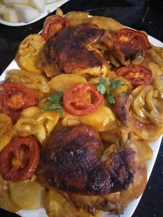 بطاطا فالفرن مجمرة تهبل