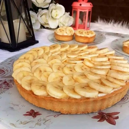 طارطت الموز شهية و لذيذة