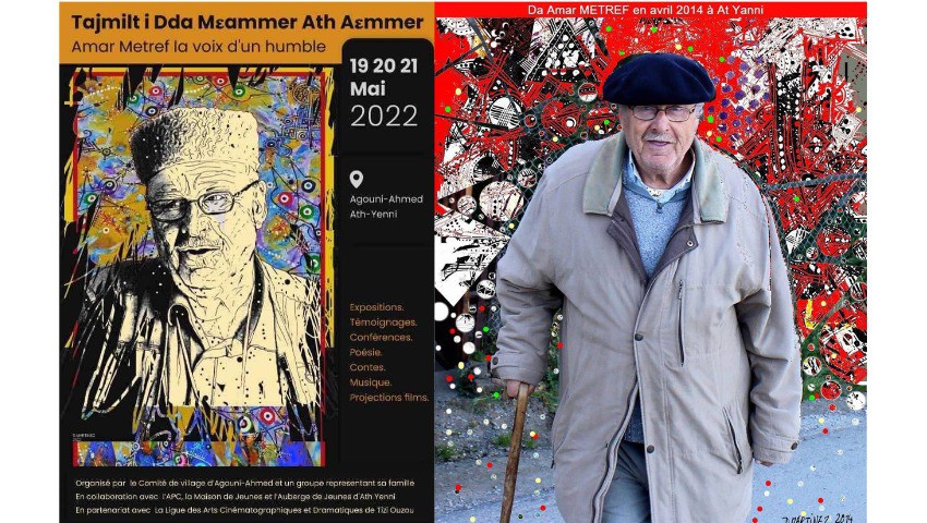 Un hommage sera rendu à l'écrivain à Ath Yanni Amar Metref ou la voix d'un humble
