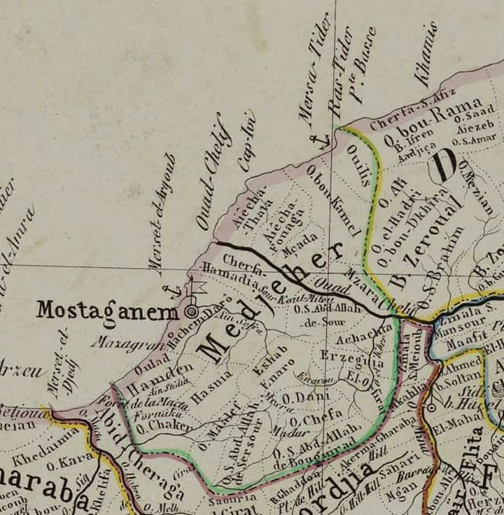 #قبائل وعروش المجاهر ولاية مستغانم الجزائرية...