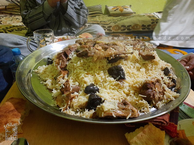 Medfoune : viande d'agneau au riz