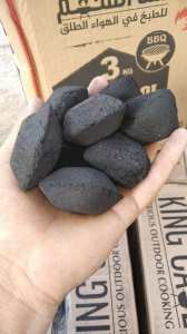 فحم_مضغوط للشواء من نواة ثمرة الزيتون