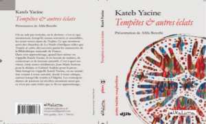 Parution de  Tempêtes et autres éclats , un essai-éclairage sur des textes inédits de Kateb Yacine