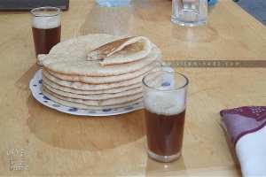 Baghrir saupoudré au sucre