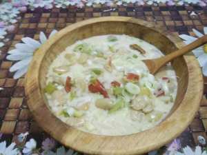 بربوشة بالحليب