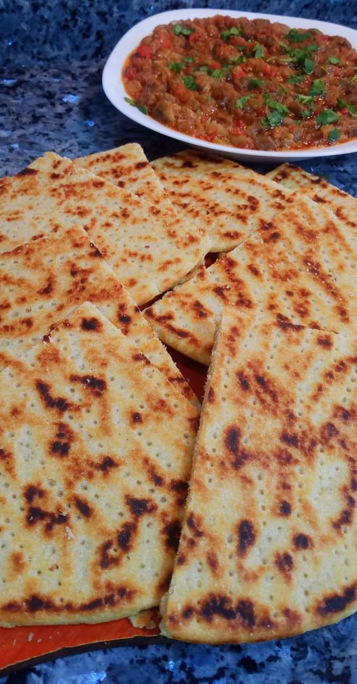 كسرة سخونة وزالوكة الباذنجان 🍆🍆🍆