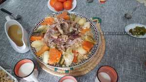 Couscous à la viande séchée – TAAM BEL HCHIM