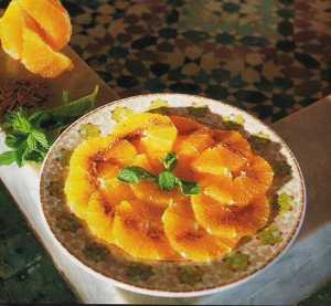 Salade d'oranges a la cannelle