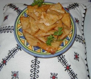 Briouates au foie de volailles