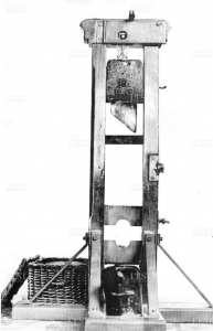 Histoire de la guillotine en Algérie