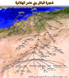 شجرة قبائل بني عامر الهلالية