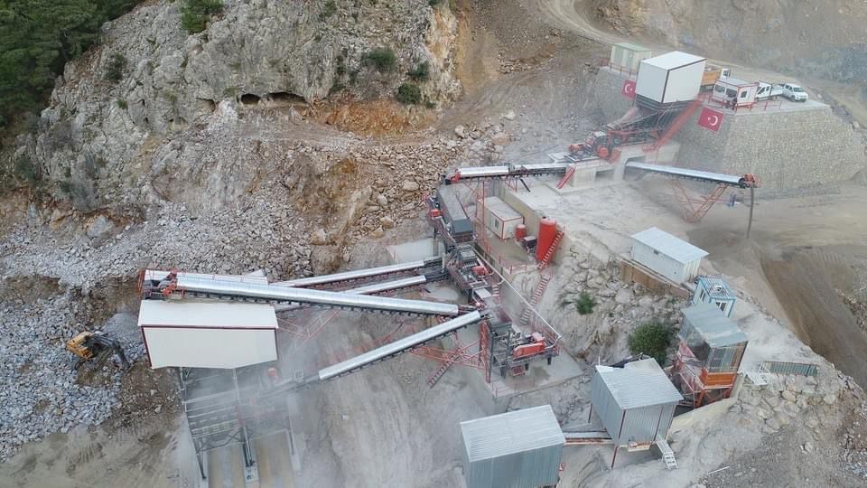 Concasseur à mâchoires, à cône, à percussion, OTT Globale, Trabzon