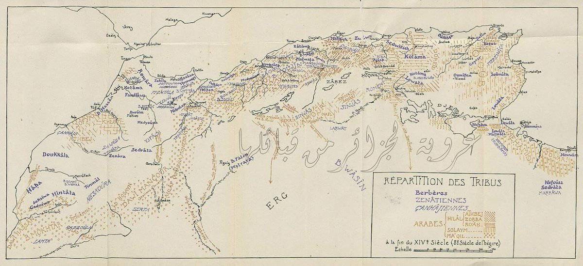 خريطة إنتشار #قبائل_التغريبة