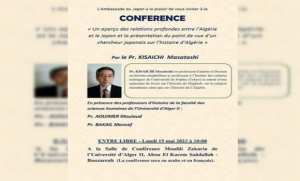 Université Alger 2: conférence sur les relations historiques algéro-japonaises