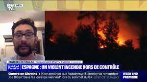 Planète (Europe) - Espagne: 700 personnes évacuées à cause d’un feu de forêt «hors de contrôle»