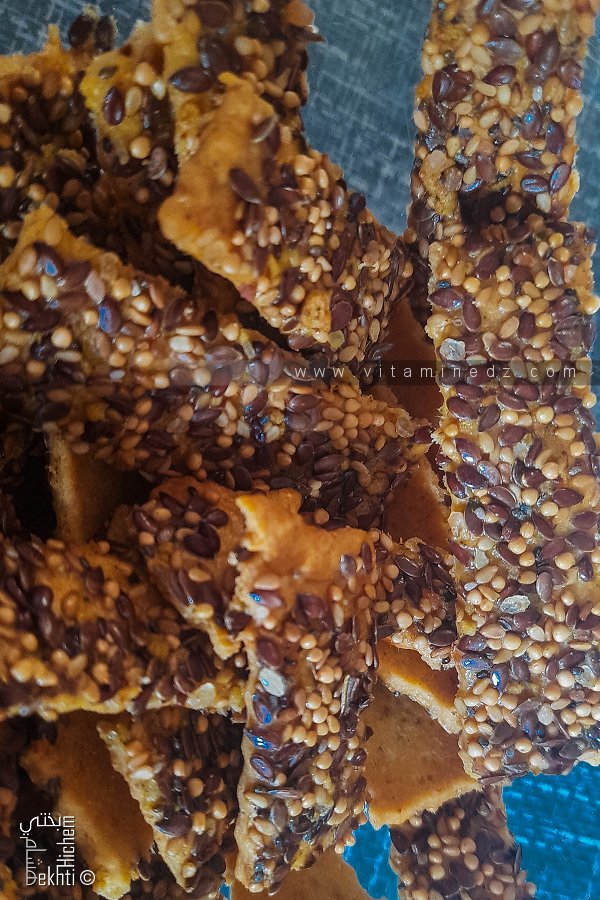 Croquants au sésame - Recette