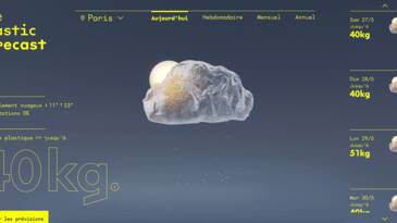 Planète (France/Europe) - Une pluie de microplastique de 40 kg est attendue sur Paris, selon cette prévision météo d'un nouveau genre