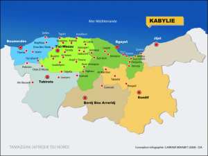 Carte Kabylie