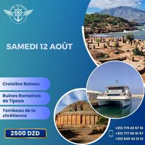 SORTIE BATEAU DAUPHIN & BALADE A TIPAZA