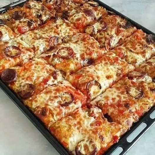 Pizza américaine faite maison 😉👌