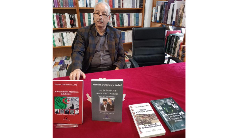 Mohand Ouramdane Larab, Écrivain Un passionné de la poésie kabyle ancienne