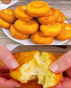 Galettes de pommes de terre au fromage ❤️