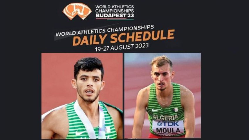 Planète (Hongrie/Europe) - Mondiaux d'athlétisme, Budapest-2023:  Slimane Moula et Djamel Sedjati qualifiés pour la finale du 800m