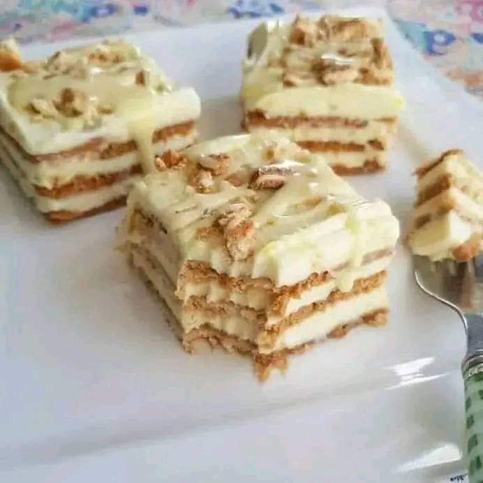 كيك بكريمة الليمون