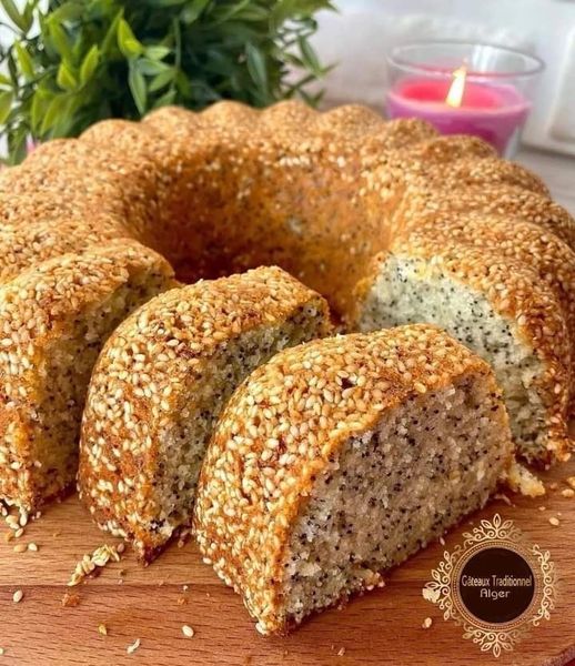 Gâteau au citron aux graines de pavot