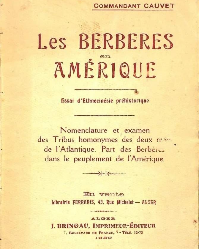 كتاب “ الأمازيغ (البربر) في أمريكا”.