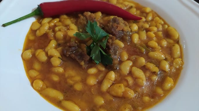 Loubia bedderssa (haricots blancs) sans poulet ni viande