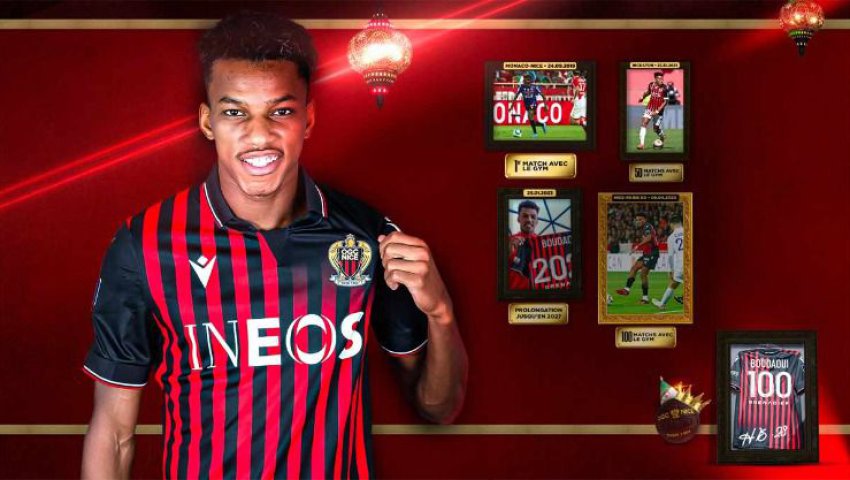 Planète (France/Europe) - Verts d’Europe (Football):  Hicham Boudaoui fête son 100e match avec Nice