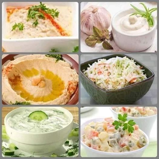 مقبلات وسلطات 🍲🥗