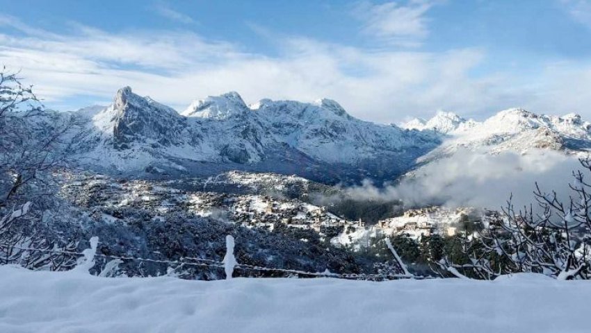 Algérie (Tizi Ouzou/Bouira) -  Le Djurdjura renoue avec la neige