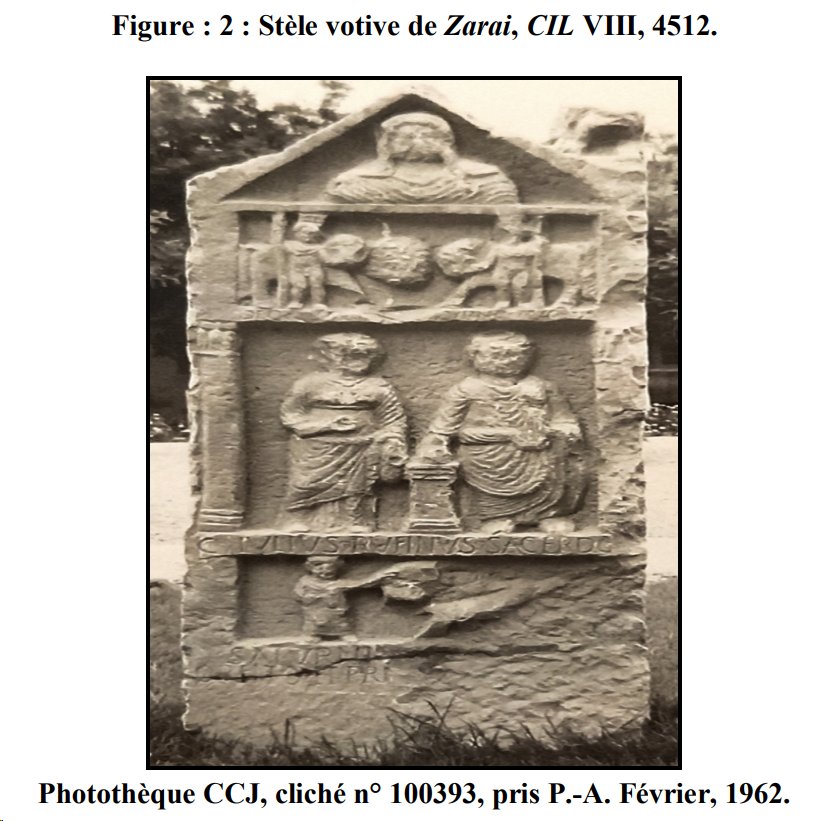 La Redécouverte D’une Stèle De Zarai Exposée Dans Le Jardin Barral à Sétif.