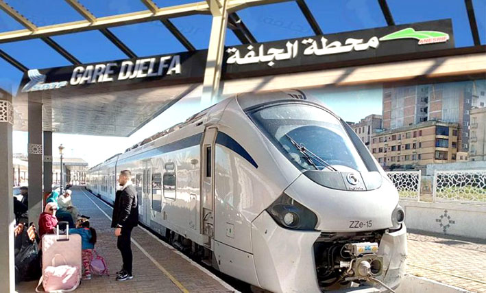 Algérie - 2023 à Djelfa: Entrée en service de la ligne ferroviaire Boughezoul (Médéa)-Djelfa-Laghouat