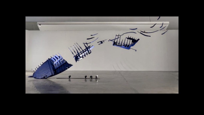 Mehdi Hachid à la biennale du design d'Izmir (Turquie) «Waiting for Noah» ou la tragique traversée