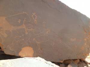 نقش صخري تلغمت