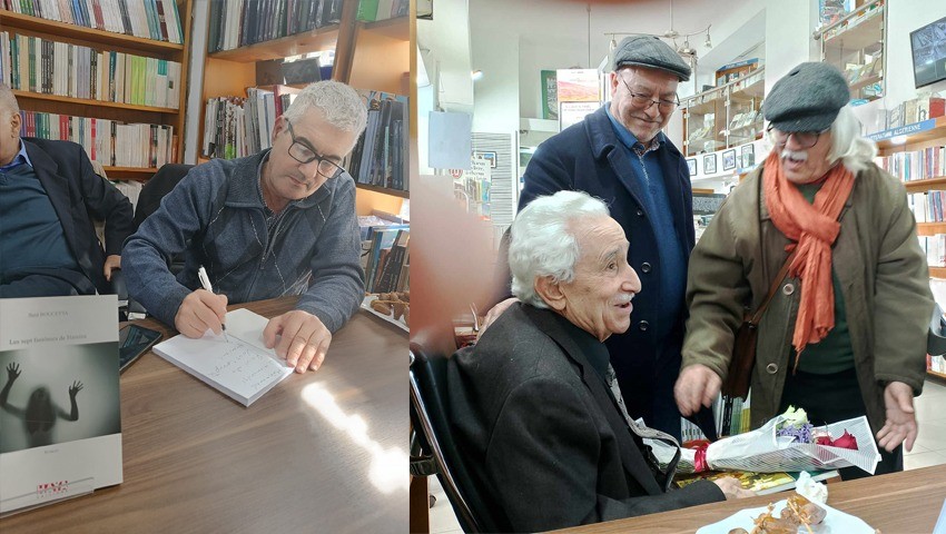 Vente-dédicace de Said Boucetta à la librairie du Tiers-Monde «Mon défi littéraire...»