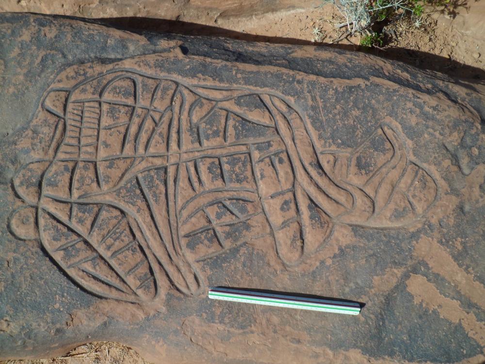 محطة النقوش الصخرية أم البرايم 1( مغرار التحتاني )