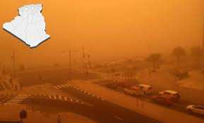 Algérie (Tlemcen) -  Sale temps pour les asthmatiques !  Vents de sable, poussières et baisse du niveau de visibilité