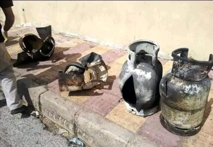 كيف تنفجر اسطوانة الغاز :