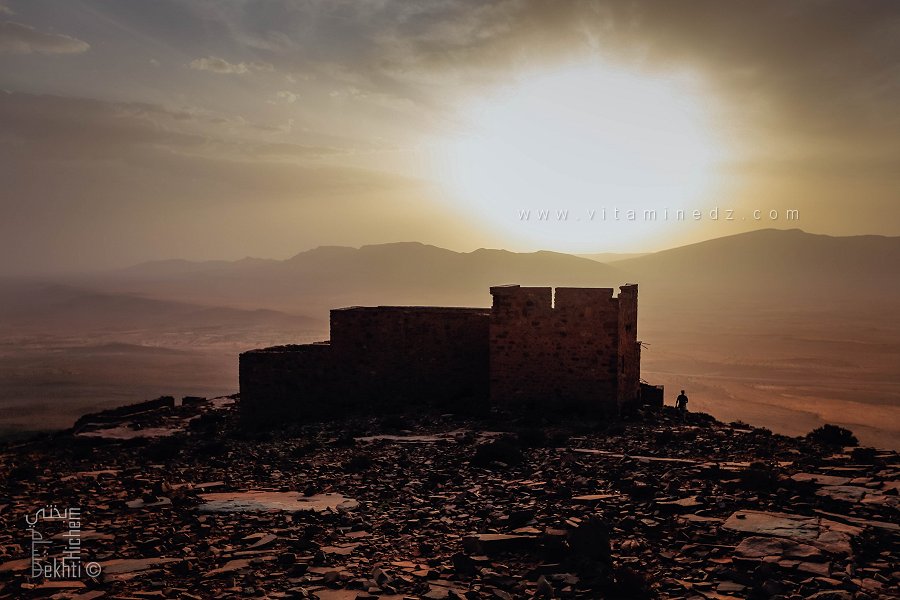 Histoire d'Ain Sefra : Fort militaire Français au Djebel Aissa à 1500m