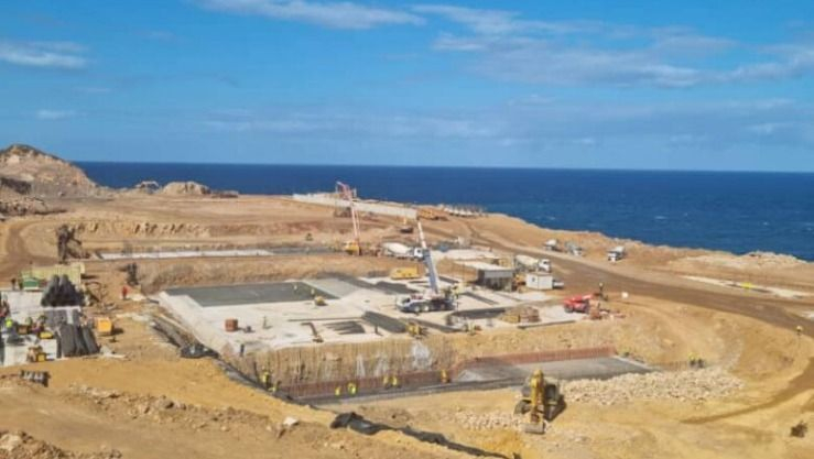 وثيرة متسارعة لانجاز محطة تحلية مياه البحر بتغرمت ببلدية توجة في بجاية