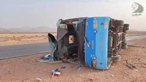 Algérie (Jénine Bouzraq/Naâma) - Sécurité routière: 21 blessés dans le renversement d'un bus