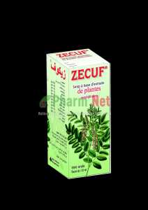 ZECUF AVEC SUCRE 100MG / 60MG / 50MG / 10MG / 60MG / 20MG / 20MG / 10MG / 20MG / 50MG / 06MG par 10ML SIROP A BASE  DE ONZE PLANTES MEDICINALES FL/120ML