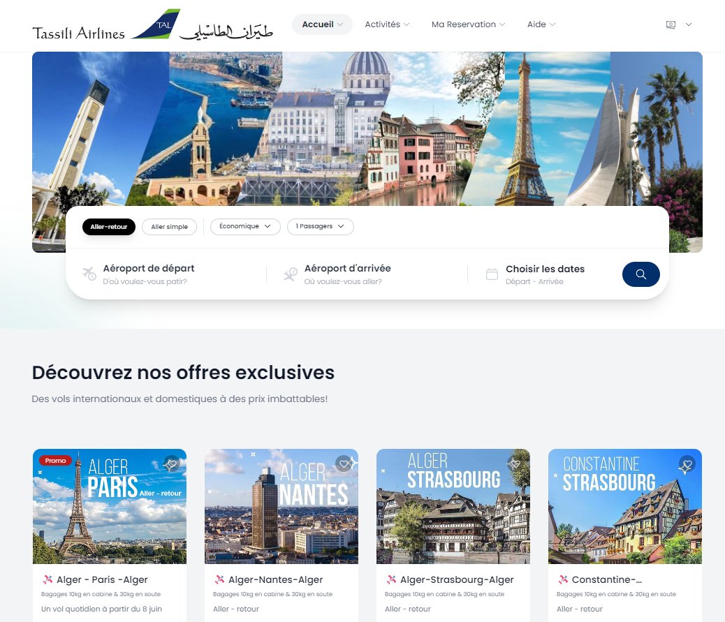 www.tassiliairlines.dz : Nouvelle Plateforme de Réservation