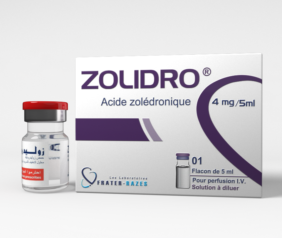 ZOLIDRO 0,8MG/ML (4MG/5ML) SOL. A DILUER P. PERF. IV B/01 FL. DE 5ML